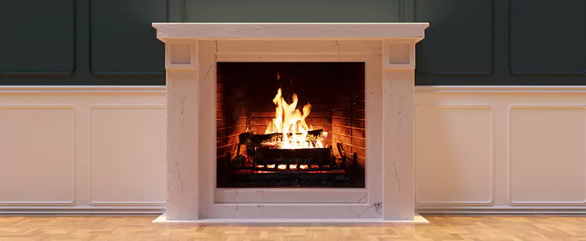 Open Flame Wood-Burning Fireplace Installation Services in Chicago, Illinois